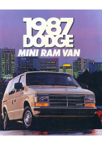 1987 Dodge Mini Ram Van